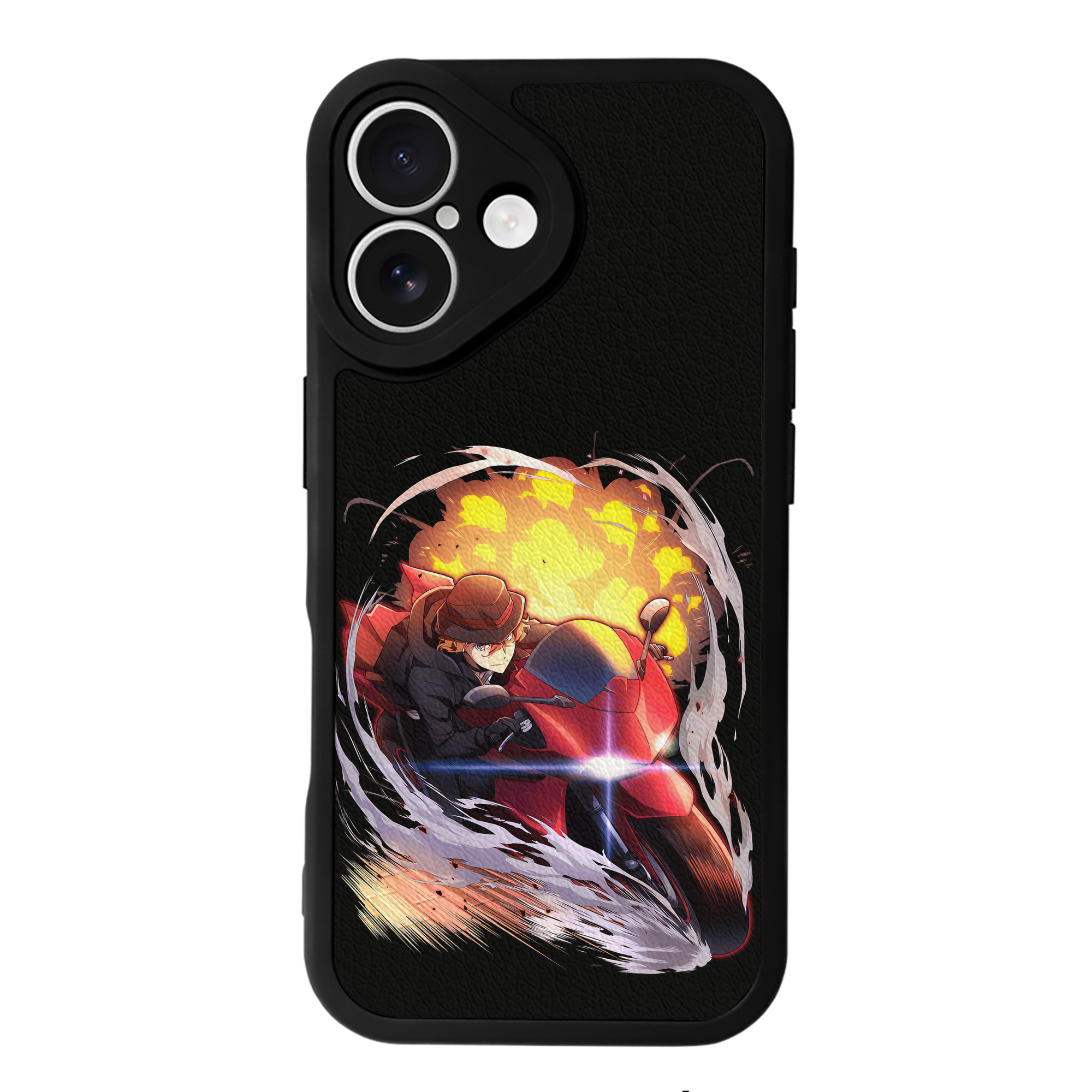 （画像用） 文豪ストレイドッグス Bungo Stray Dogs 【iPhone 16シリーズ対応】シリコンスマホケース（レザー調） 材質：シリコン